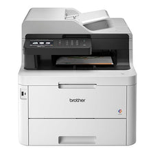 Load image into Gallery viewer, Brother Color MFC-L3770CDW All-in-One Wireless NFC Laser Printer, White- Print Copy Scan Fax - 3.7&quot; Touchscreen, 25 ppm, 2400x600 dpi, Auto Duplex Printing, 50-Sheet ADF, Ethernet