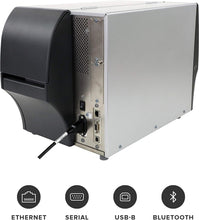 Load image into Gallery viewer, Zebra ZT411 Thermal Transfer Industrial Printer 203 dpi Print Width 4 in Serial USB Ethernet Bluetooth ZT41142-T010000Z