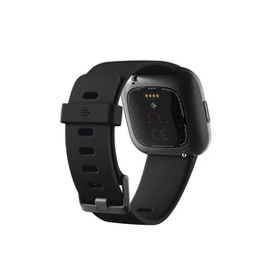 Fitbit Versa 2 Health and Fitness Smartwatch with Heart Rate, Music, Alexa Built-In, Sleep and Swim Tracking, Black/Carbon