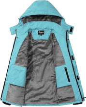 Load image into Gallery viewer, Spmor Women&#39;s Waterproof Ski Jacket Mountain Rain Winter Coat Windproof Skin Hooded Jacket