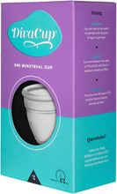 Load image into Gallery viewer, DivaCup - BPA-Free Reusable Menstrual Cup - Leak-Free Feminine Hygiene - Tampon and Pad Alternative - Up To 12 Hours Of Protection - Model 2