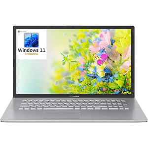 [Windows 11 Pro] ASUS Vivobook 17 17.3" HD+ Business Laptop, Intel Quad-Core i5-1035G1 up to 3.6GHz (Beat i7-7500U), 12GB DDR4 RAM, 1TB HDD, 802.11AC WiFi, Bluetooth, Webcam, Type-C