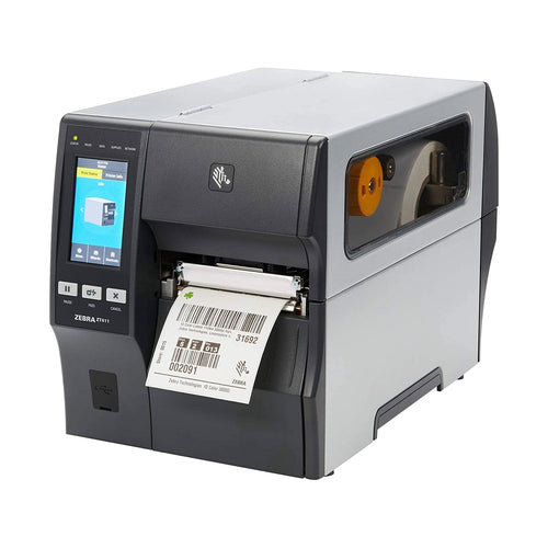 Zebra ZT411 300 dpi Thermal Transfer and Direct Thermal Industrial Barcode Label Printer - 14 IPS, 4-inch Print Width, Ethernet, Bluetooth, Serial, USB Connectivity  ZT41143-T010000Z