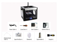 Load image into Gallery viewer, Junco Model A-Smart Desktop 3D Printer, 3.5 Inch Touchscreen, WiFi, Precise Printing with ABS,PLA,TPU,Flexible Filament, 5.9&#39;&#39;x5.9&#39;&#39;x5.9&#39;&#39;(150x150x150mm)