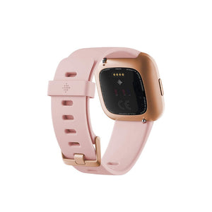 Fitbit Versa 2 Health and Fitness Smartwatch with Heart Rate, Music, Alexa Built-In, Sleep and Swim Tracking, Petal/Copper Rose