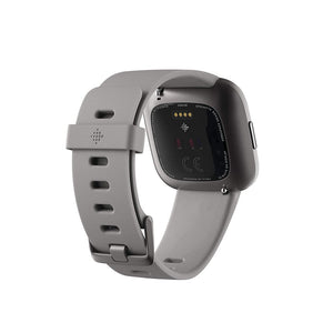 Fitbit Versa 2 Health and Fitness Smartwatch with Heart Rate, Music, Alexa Built-In, Sleep and Swim Tracking, Stone/Mist Grey